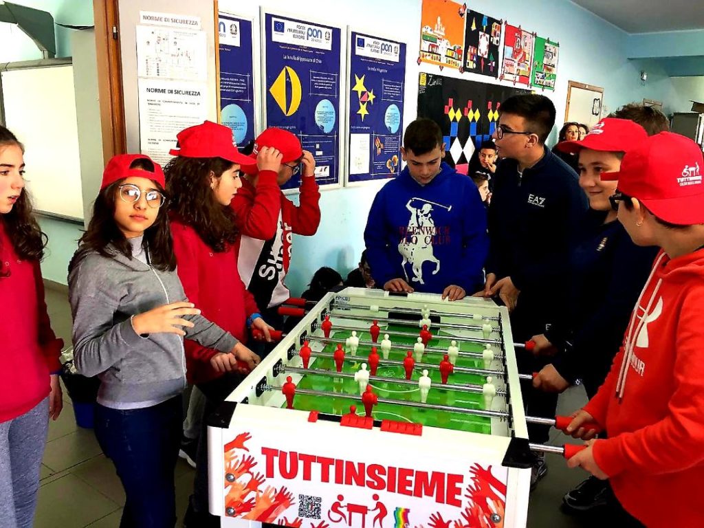 Calcio Balilla: torneo interscolastico inclusivo. Progetto “TUTTINSIEME” 