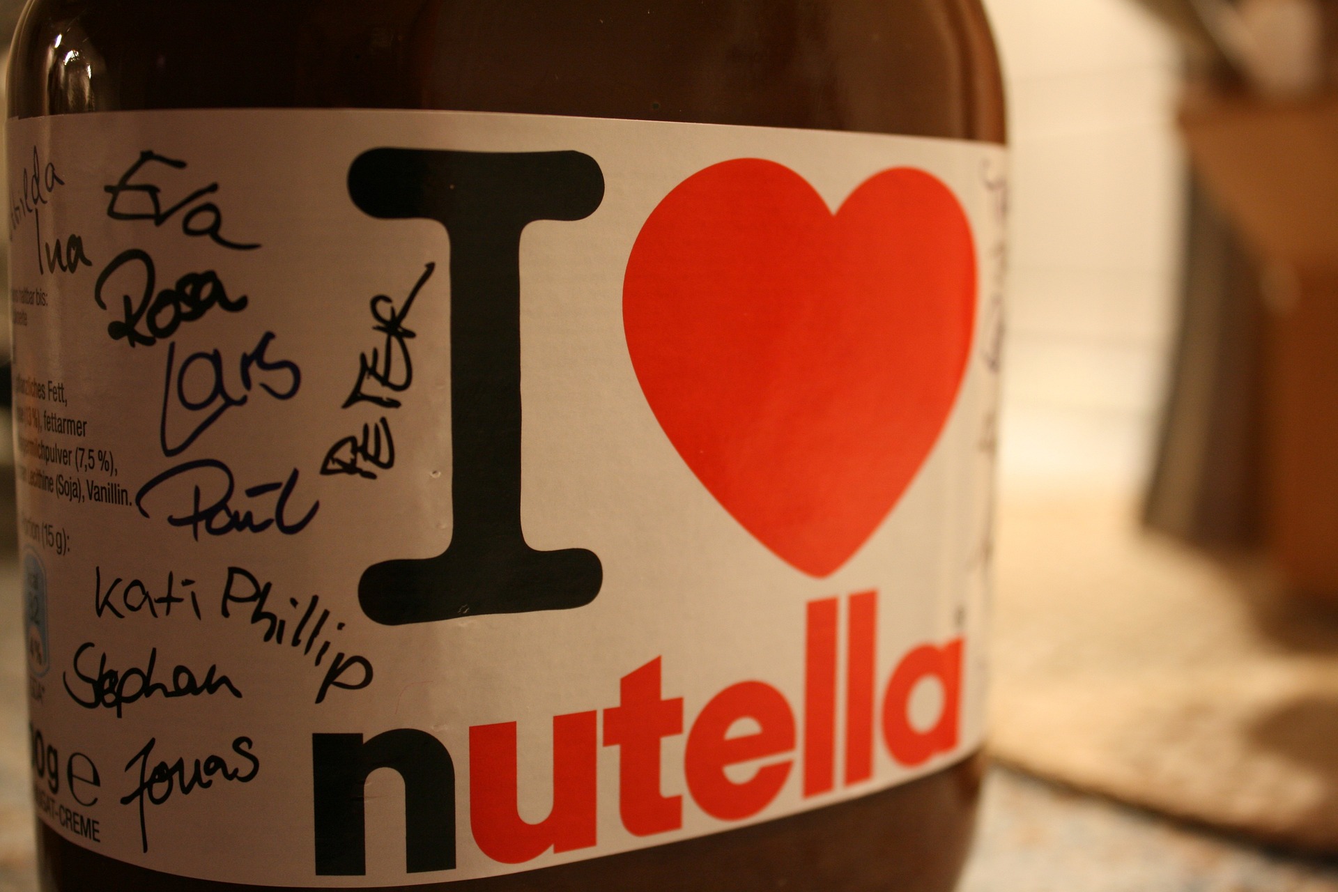 nutella,
